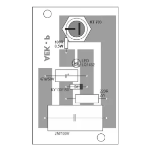 PCB ES100 tyristorový regulátor