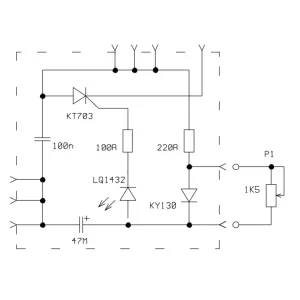 PCB ES100 tyristorový regulátor